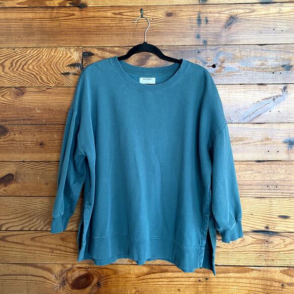 Old Navy Green Tunic Length sweatshirt size XL - Picture 1 of 4